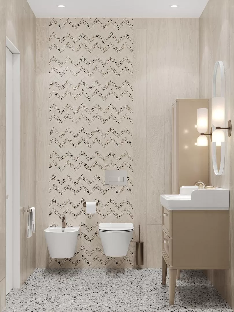 Керамогранит 200x1195 Kerama Marazzi Монтиони миндальный