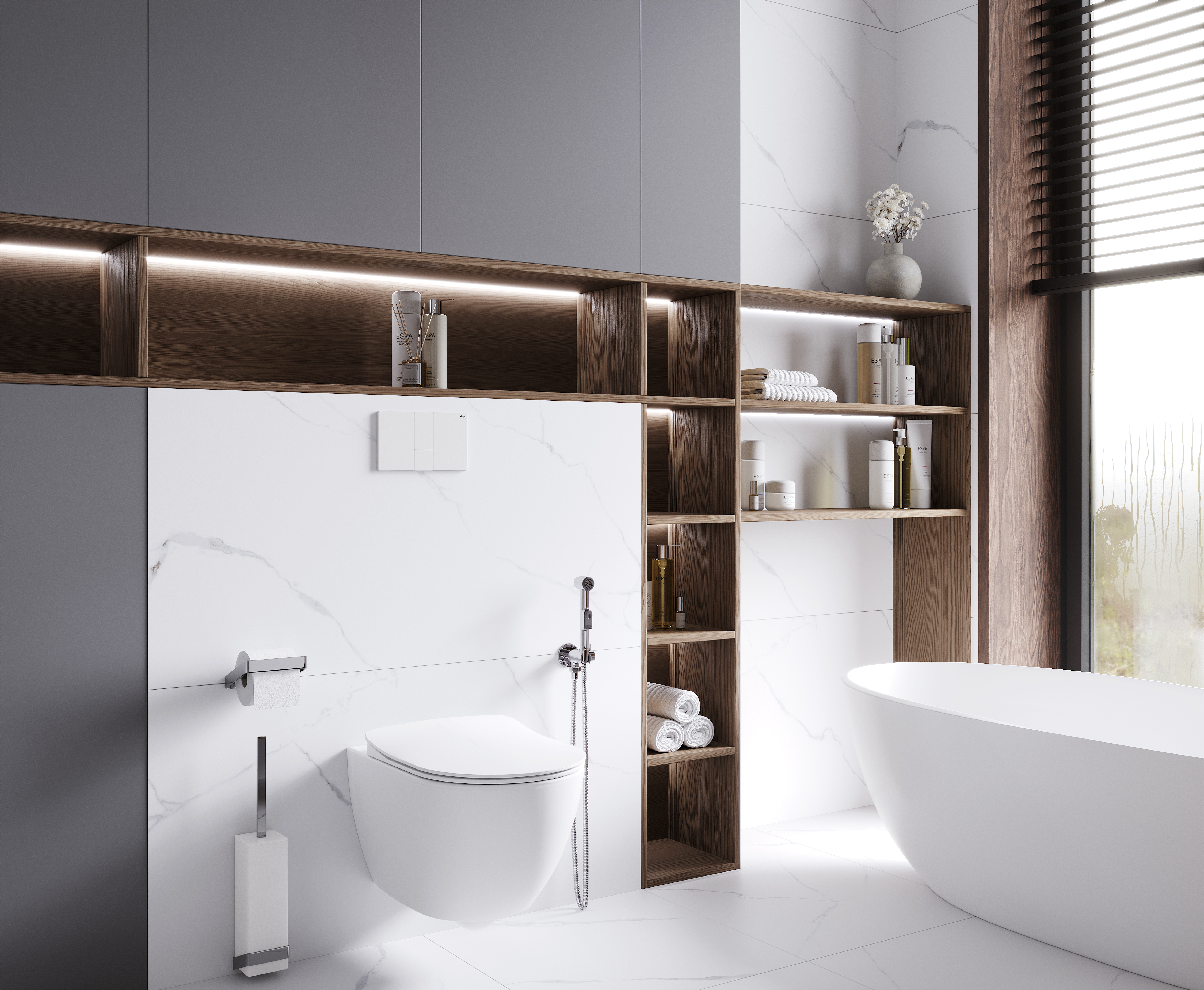 Керамогранит 600x1200 Laparet Atlantic White