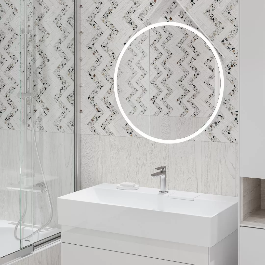 Керамогранит 200x1195 Kerama Marazzi Монтиони белый