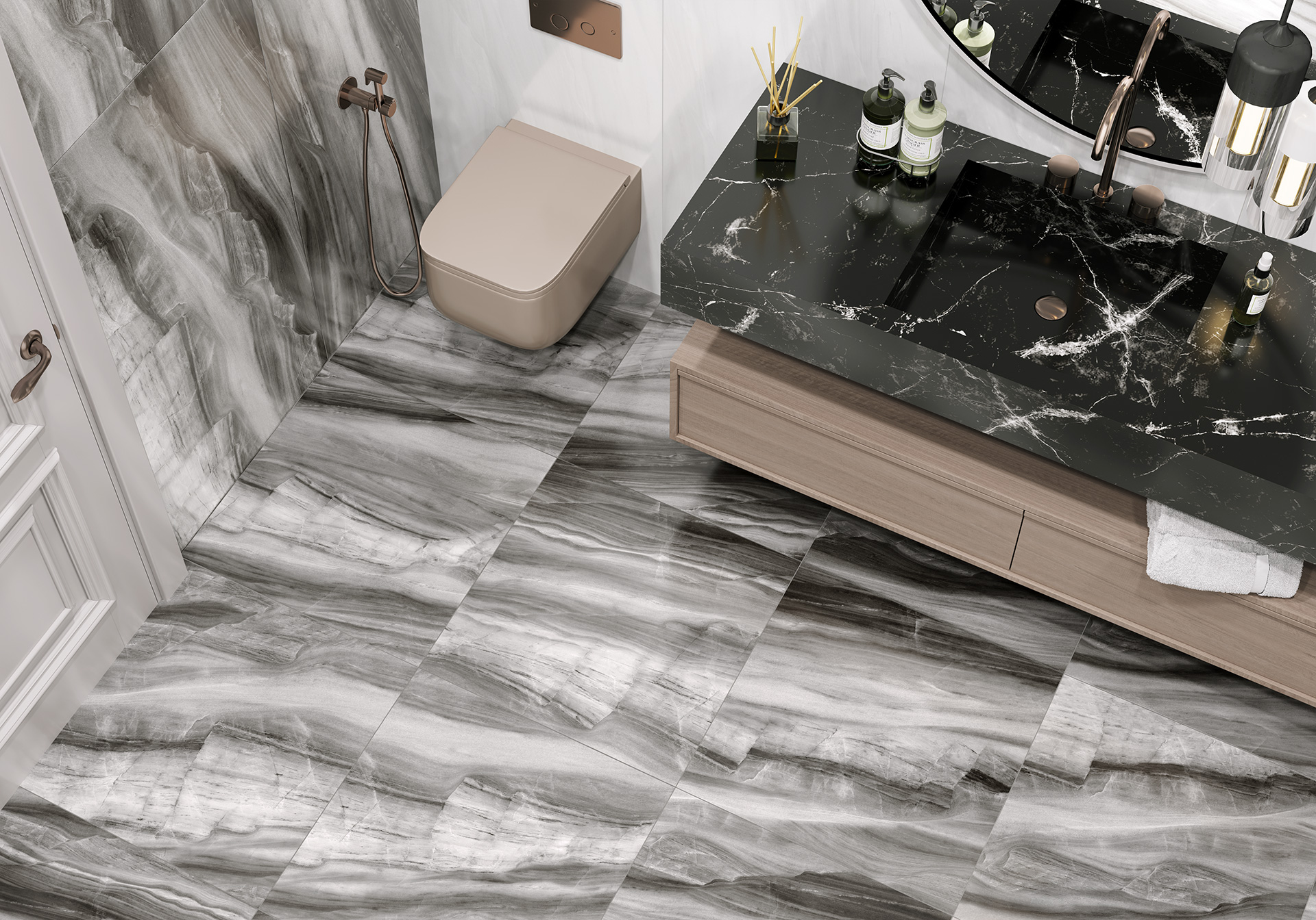 Керамогранит 600x1200 LCM Barcelo Black 60120BAL99P