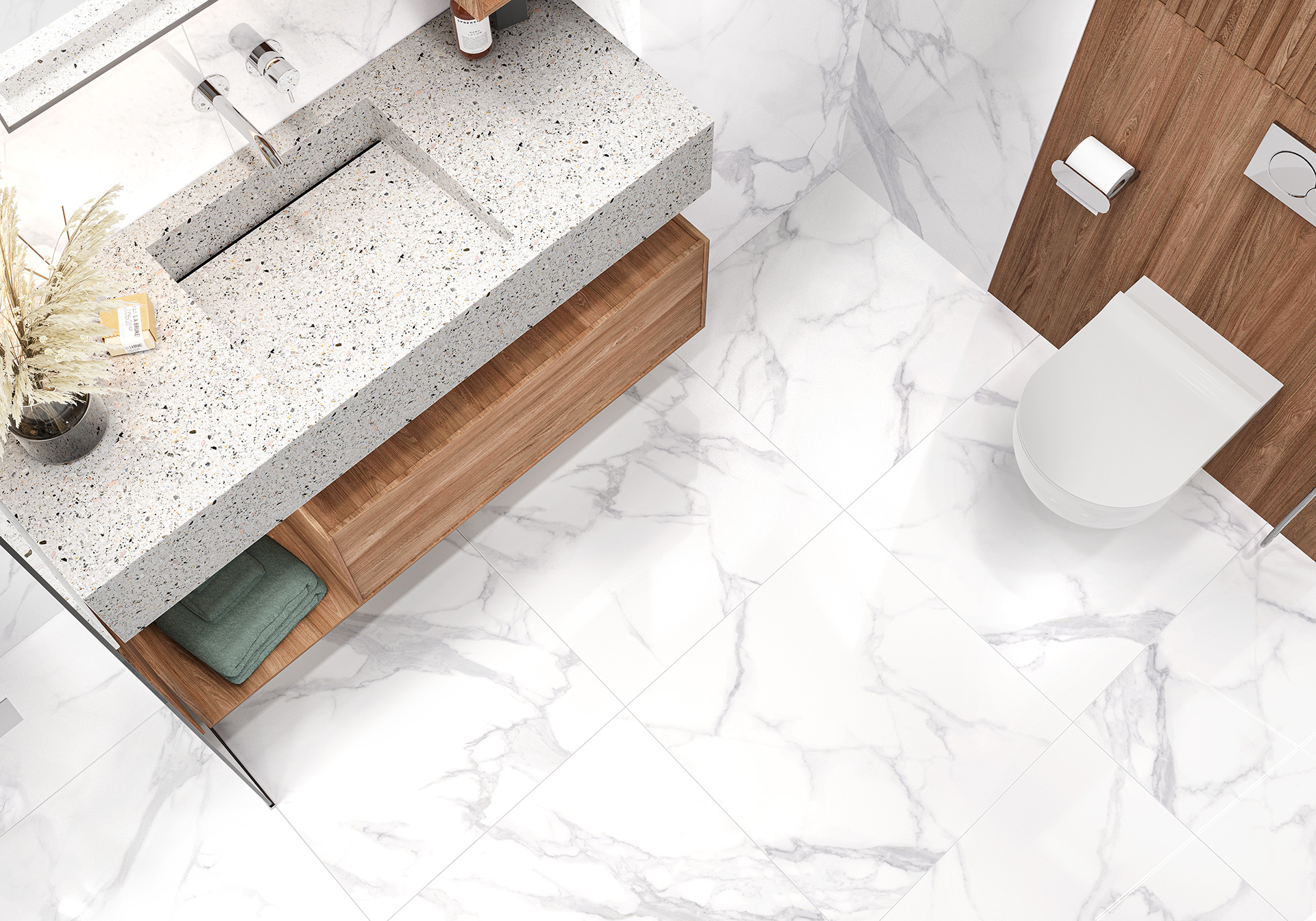 Керамогранит 600x1200 LCM Dallas Silver 60120DLL15P