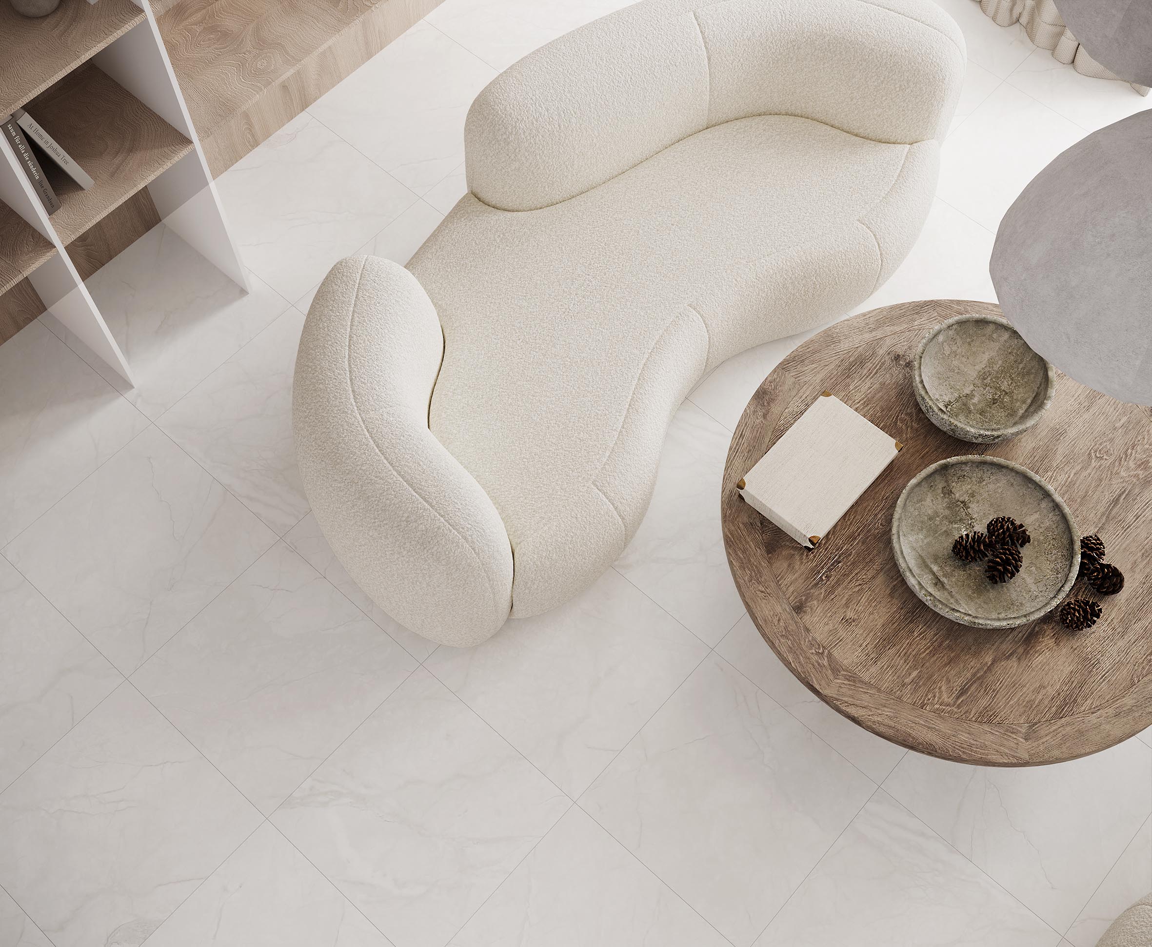 Керамогранит 800x800 Laparet Antalya Bianco Velvet