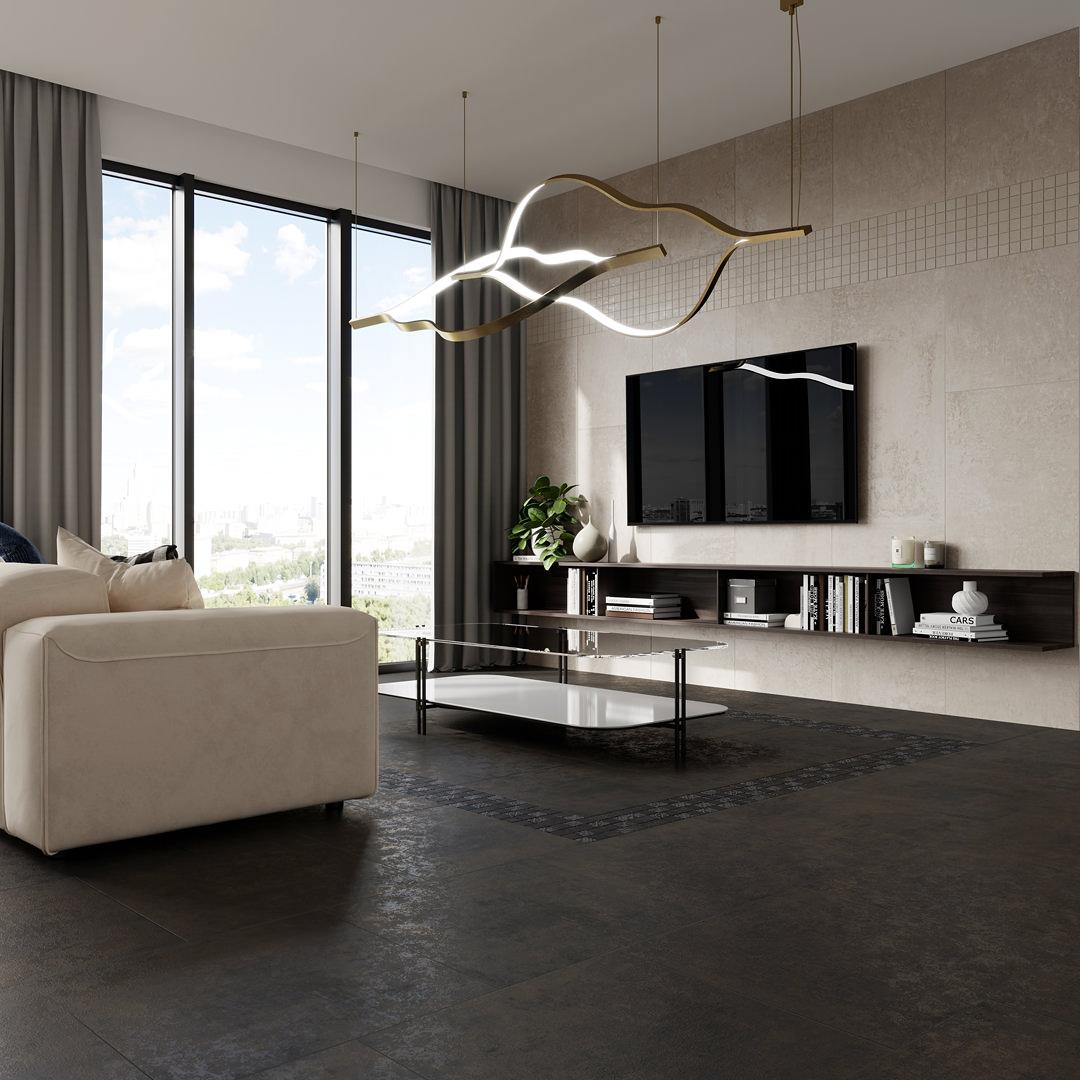 Керамогранит 600x600 Kerama Marazzi Про Фьюче черный