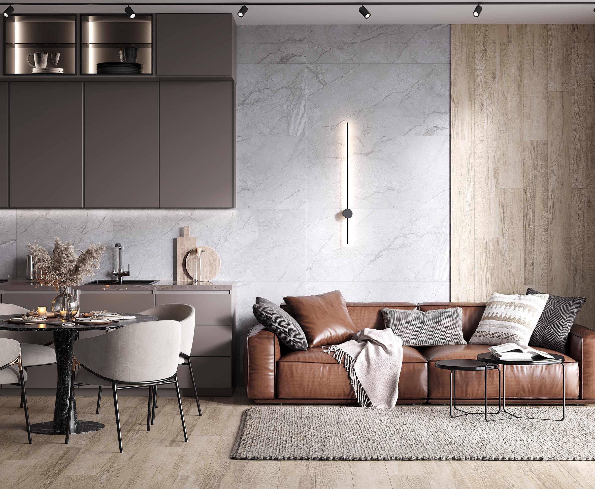 Керамогранит 800x800 Laparet Antalya Grey
