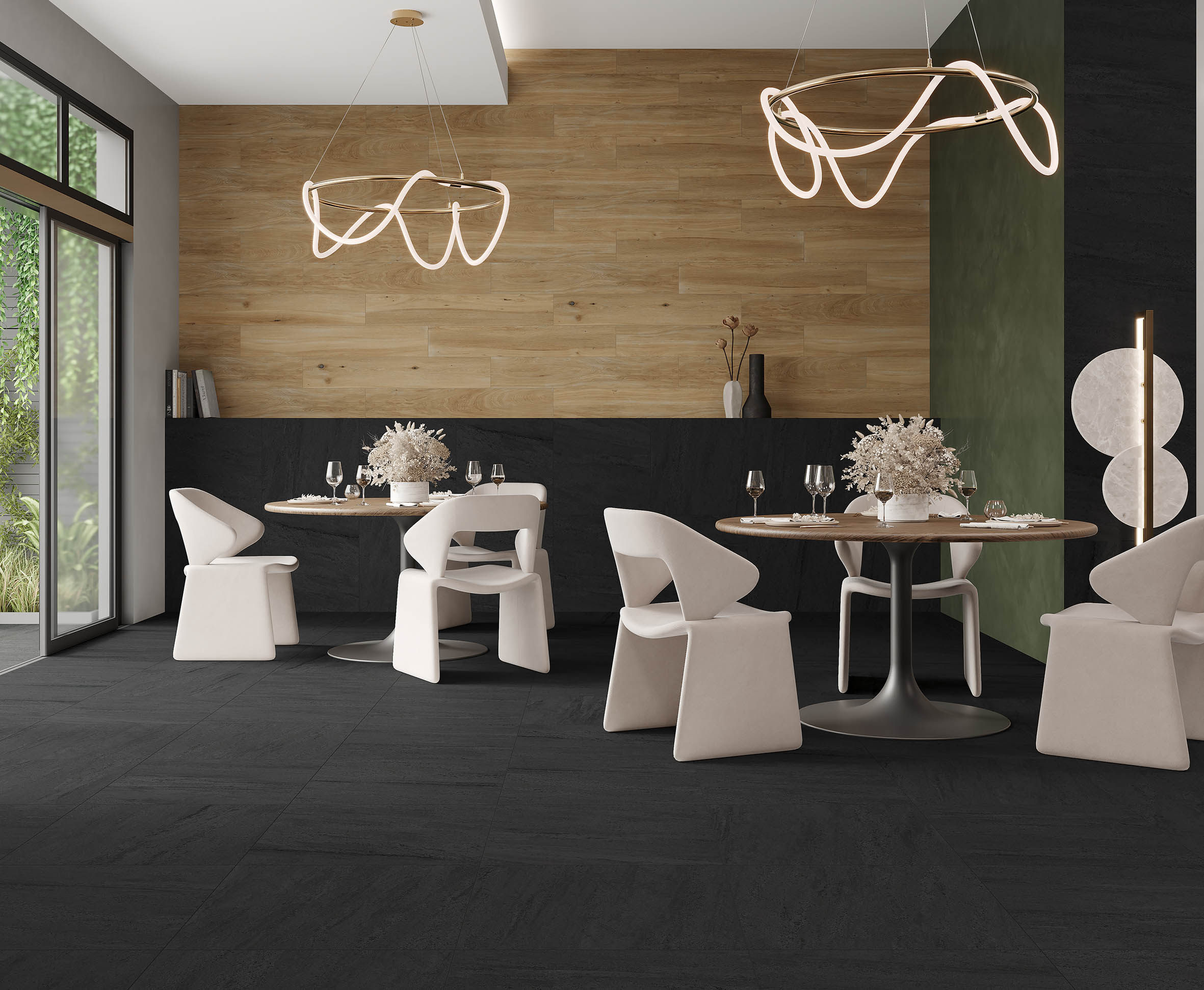 Керамогранит 600x600 Laparet Flagman графитовый матовый