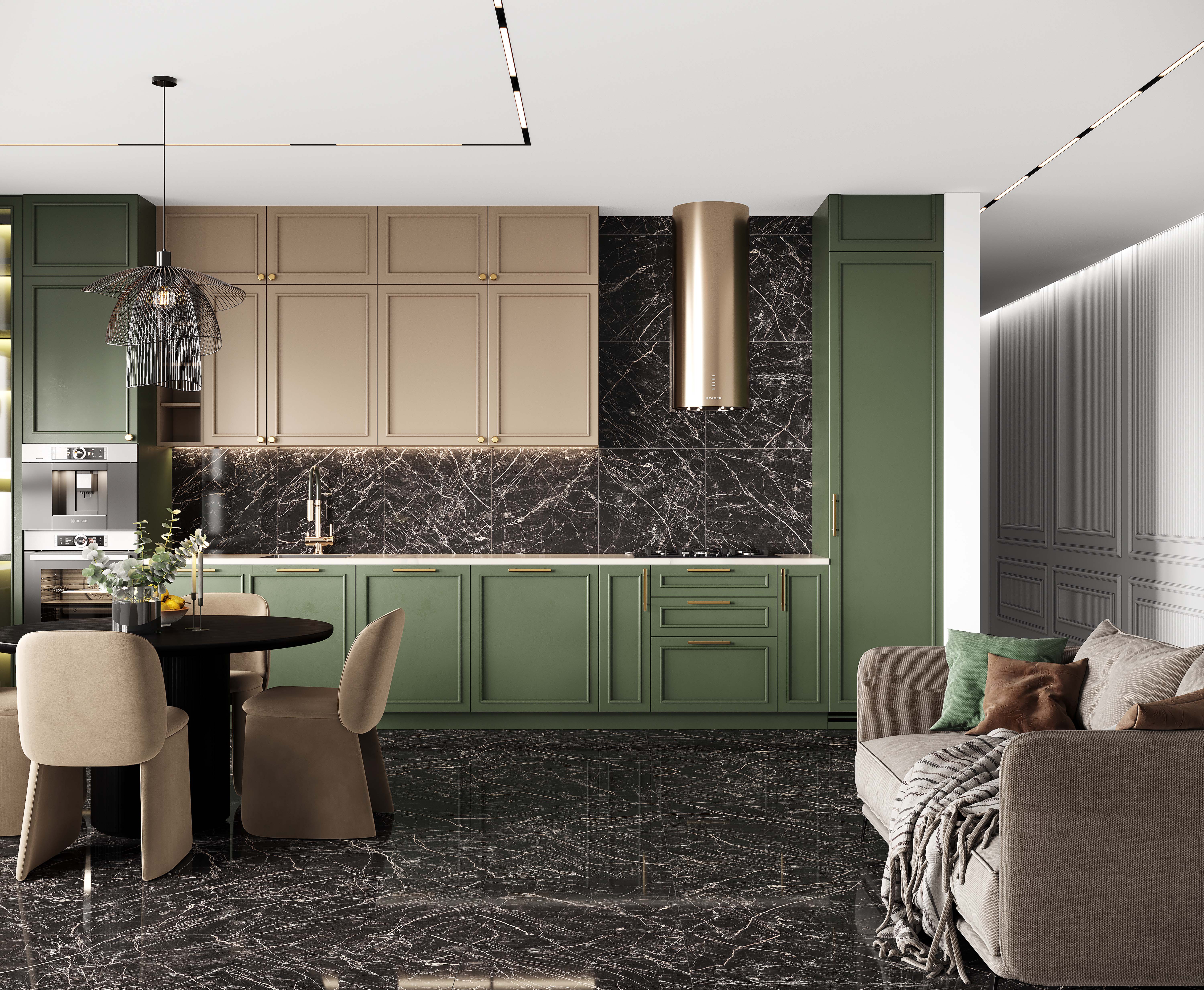 Керамогранит 600x1200 Laparet Black Arkadia