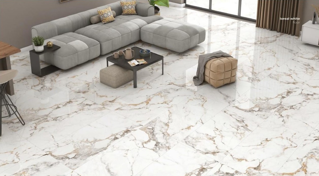 Керамогранит 600x1200 Farro Ceramics Loreal White polished
