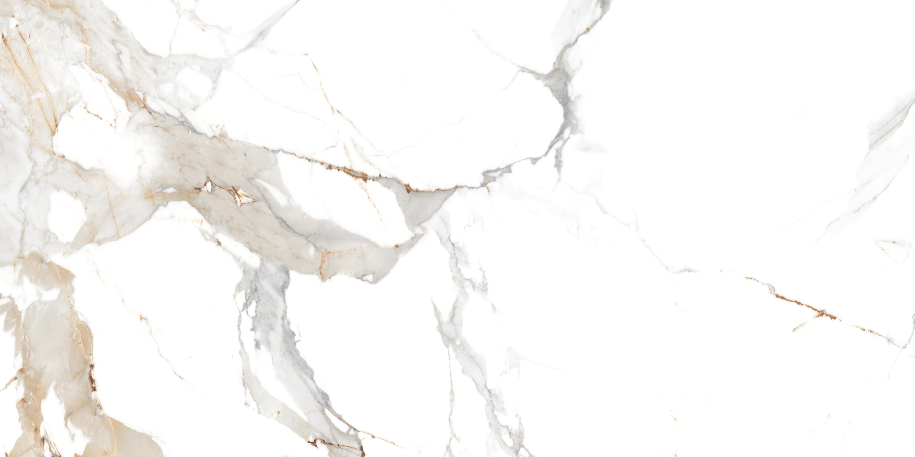 Керамогранит 600x1200 Maimoon Ceramica Glossy Statuario Cafe Gold