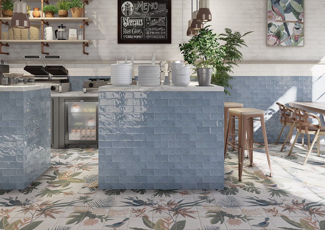 Керамическая плитка 75x300 Mainzu Original Blu