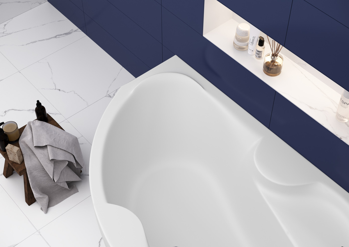 Ванна акриловая Bonito Home Arizona Super 170x105 левая с ножками, BH-AR-102-170L/Su