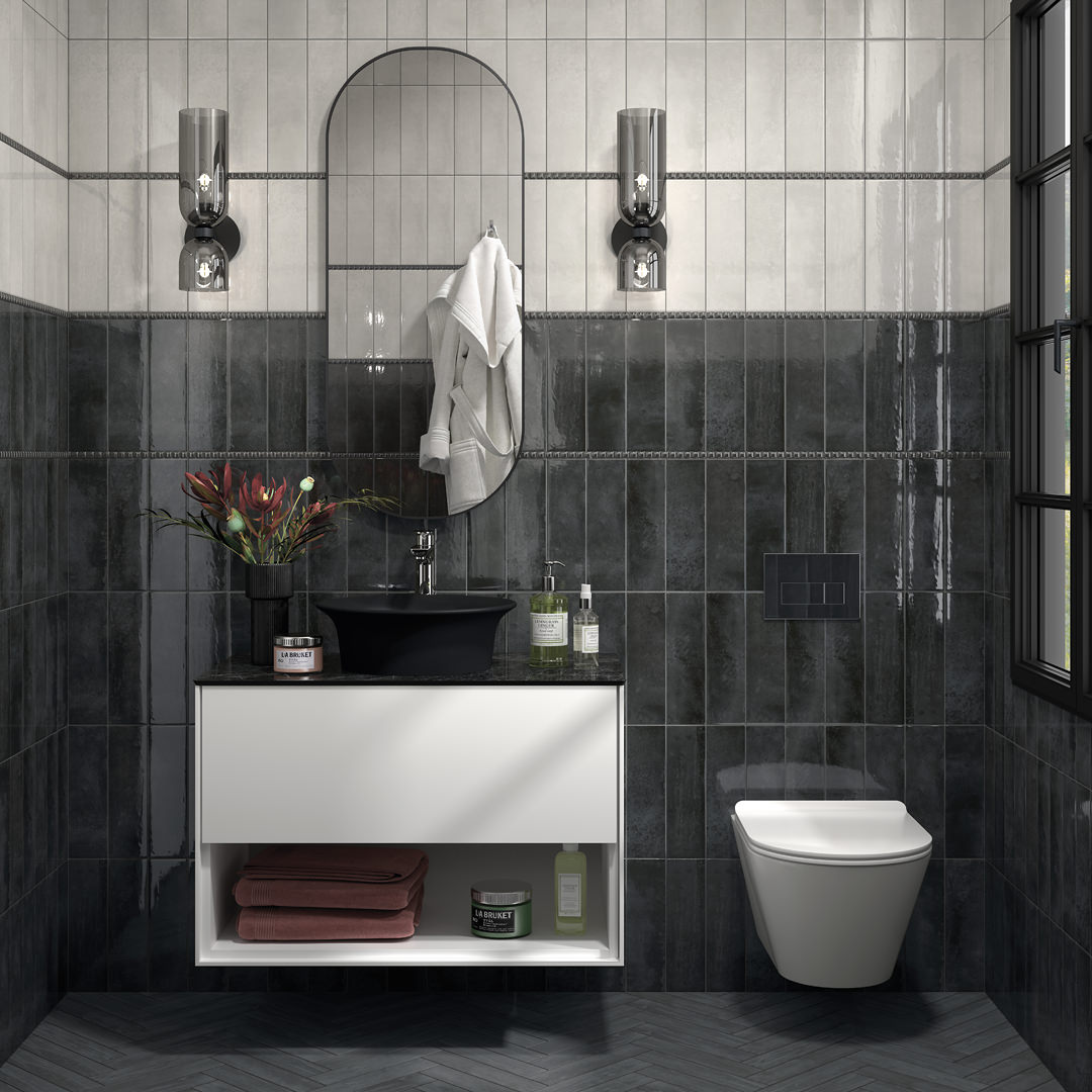 Керамическая плитка 85x285 Kerama Marazzi Тракай серый светлый