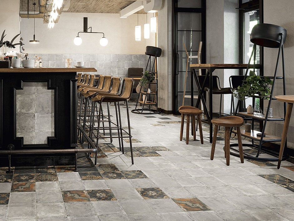 Керамогранит 200x200 Mainzu Scudo Canaletto Nero