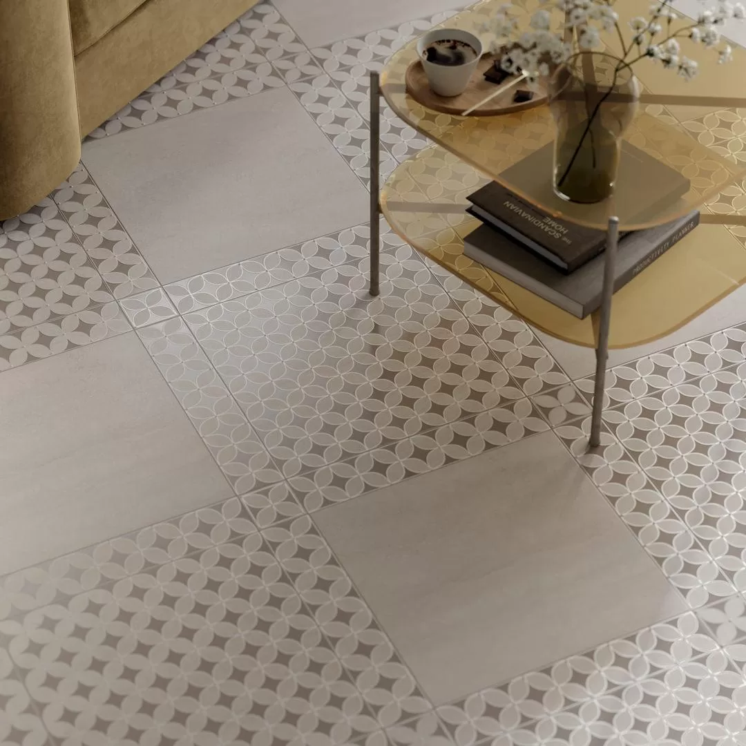 Керамогранит 402x402 Kerama Marazzi Туф (Травертин) бежевый светлый