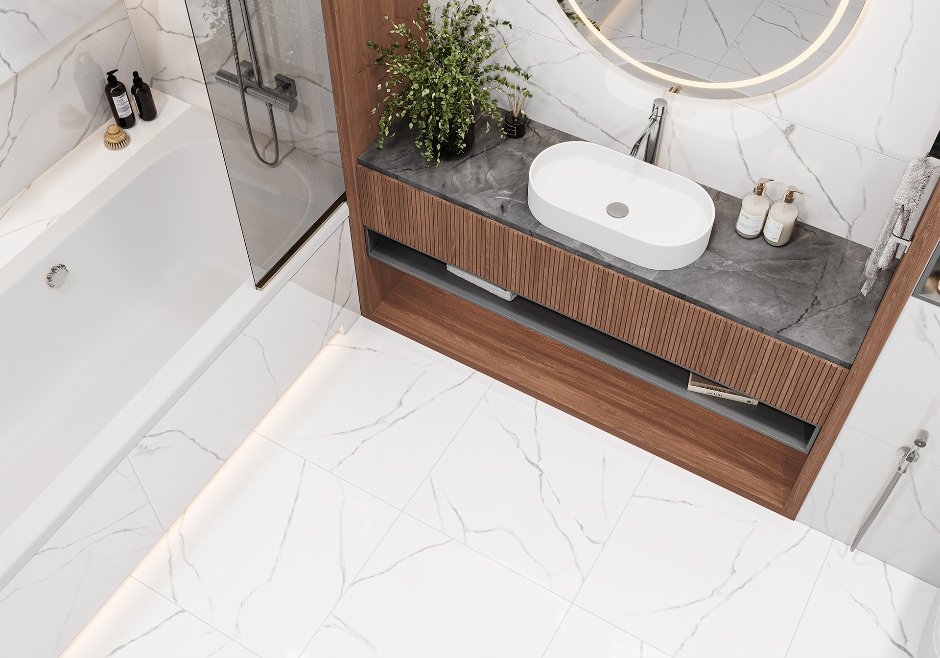 Керамогранит 600x600 LCM Atlantic Marble 6060AMR00P