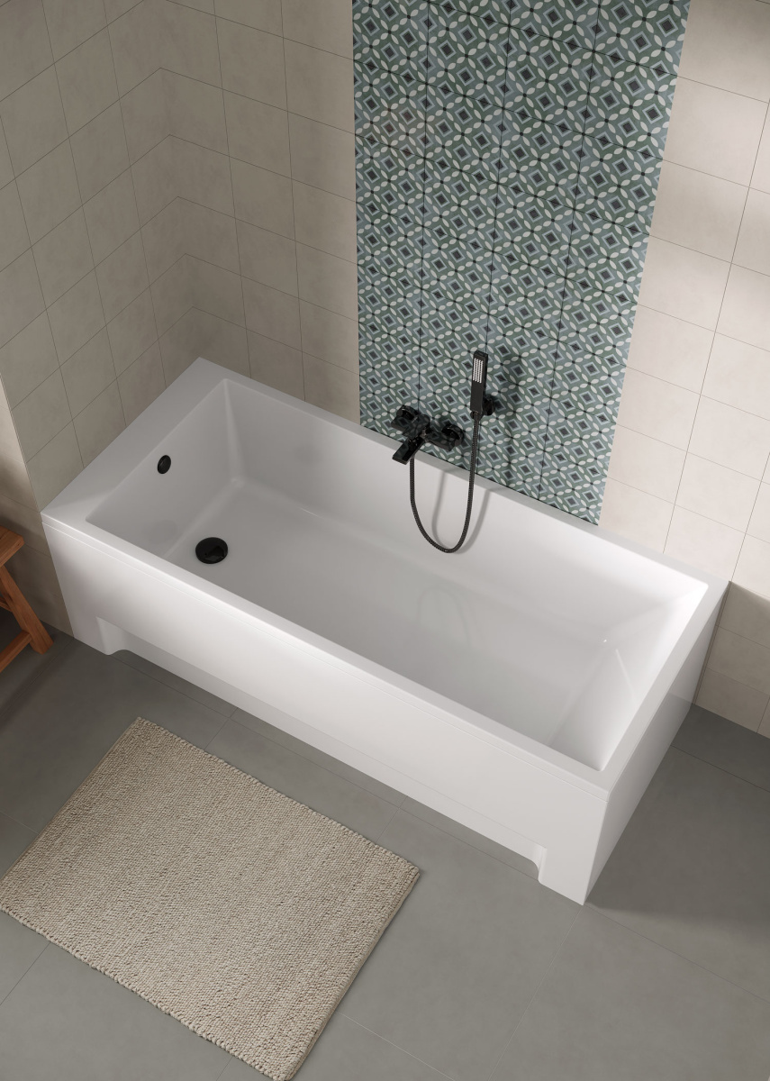 Ванна акриловая Bonito Home Grande 140x70 с ножками BH-GR-205-140/St
