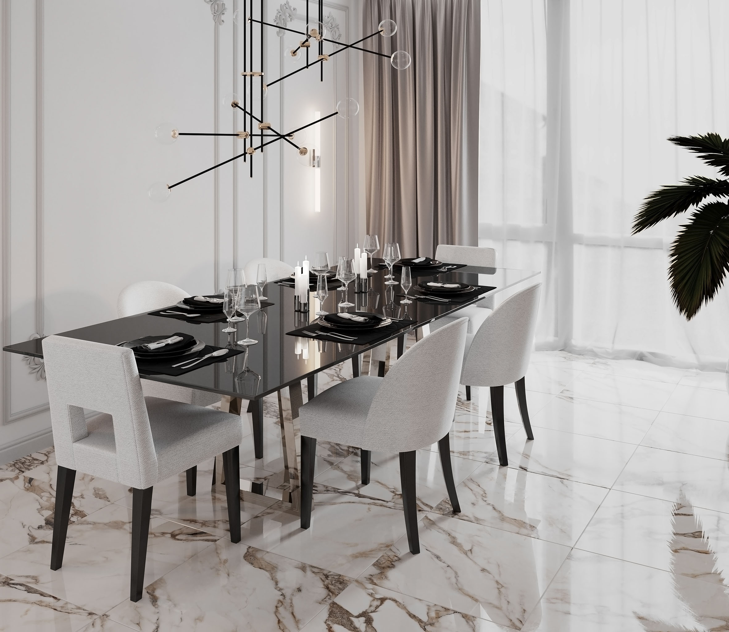 Керамогранит 600x600 Laparet Calacatta Bronze