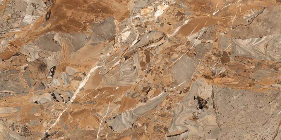 Керамогранит 800x1600 Maimoon Ceramica HG Glossy Breccia Fantastico Brown