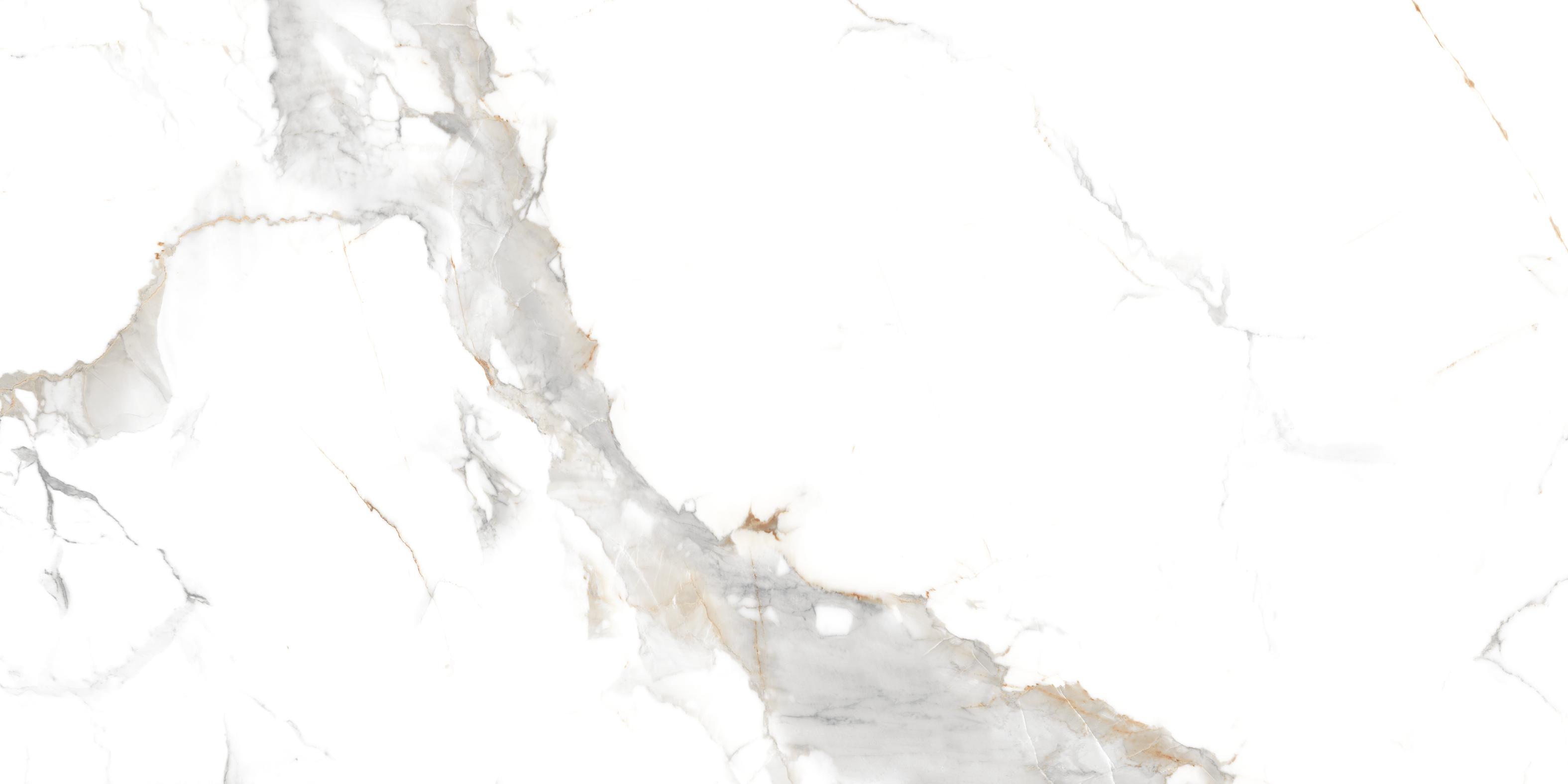 Керамогранит 600x1200 Maimoon Ceramica Glossy Statuario Cafe Gold