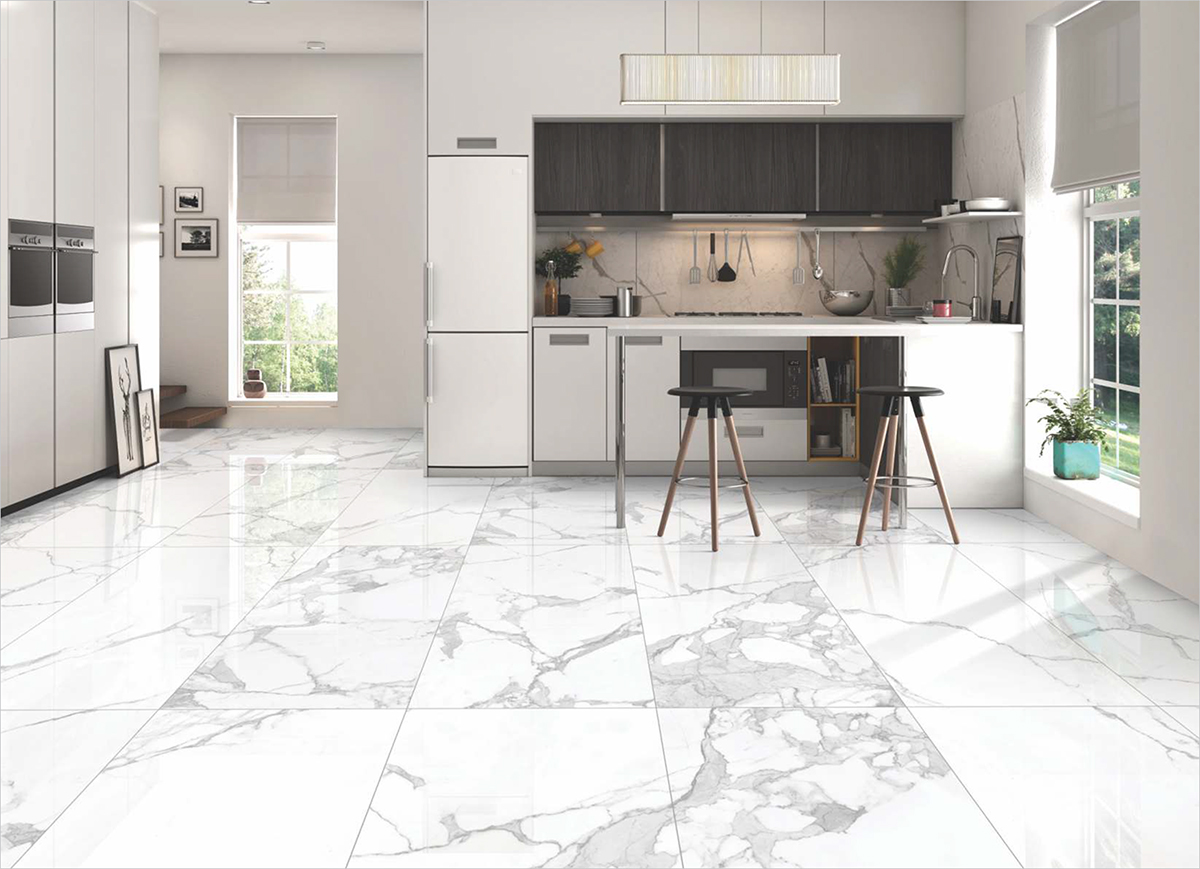 Керамогранит 600x600 Farro Ceramics Blazy Statuario polished