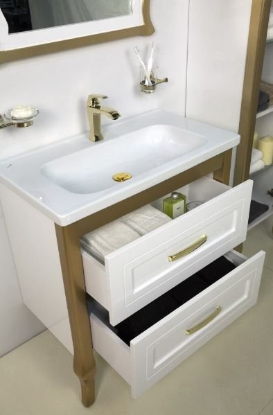 Умывальник Creavit Ideal 80x45 без перелива, белый, ID080-00CB00E-0000