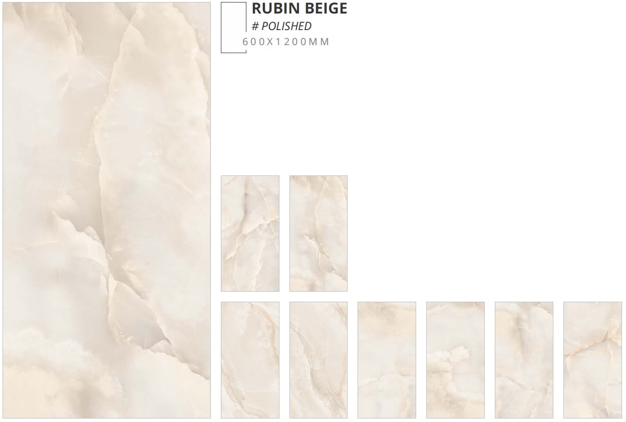 Керамогранит 600x600 Farro Ceramics Rubin Beige polished