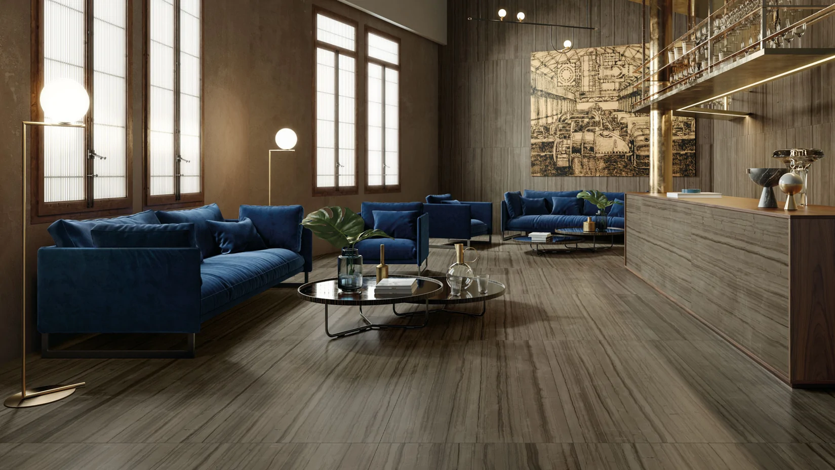 Керамогранит 1600x800 Italon Шарм Эдванс Элегант Браун