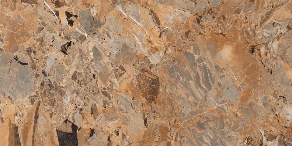 Керамогранит 800x1600 Maimoon Ceramica HG Glossy Breccia Fantastico Brown