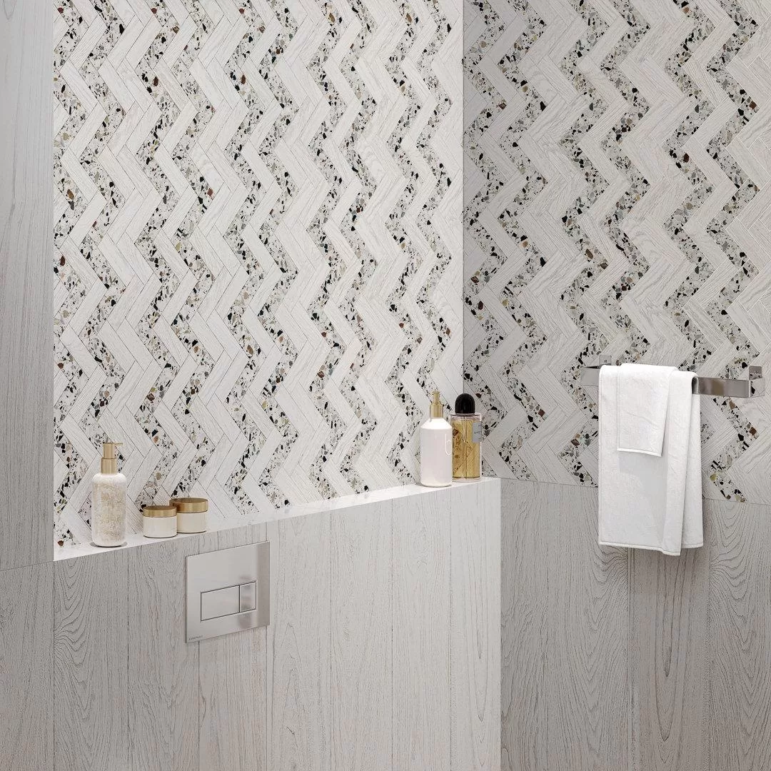 Керамогранит 200x1195 Kerama Marazzi Монтиони белый