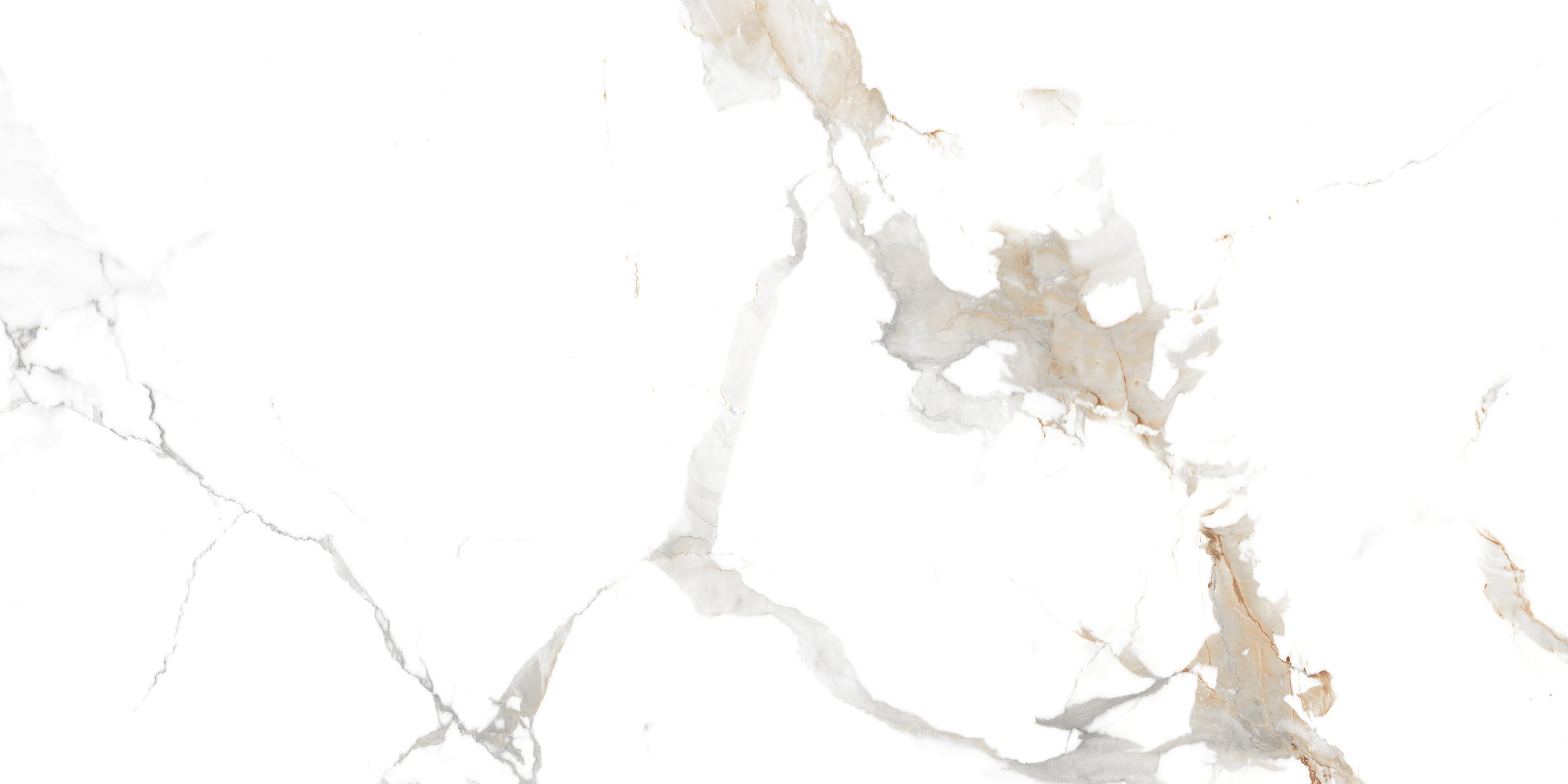 Керамогранит 600x1200 Maimoon Ceramica Glossy Statuario Cafe Gold