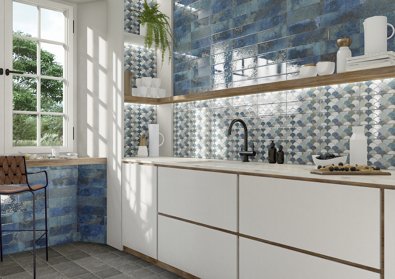 Керамическая плитка 100x300 Mainzu Bellagio Blu