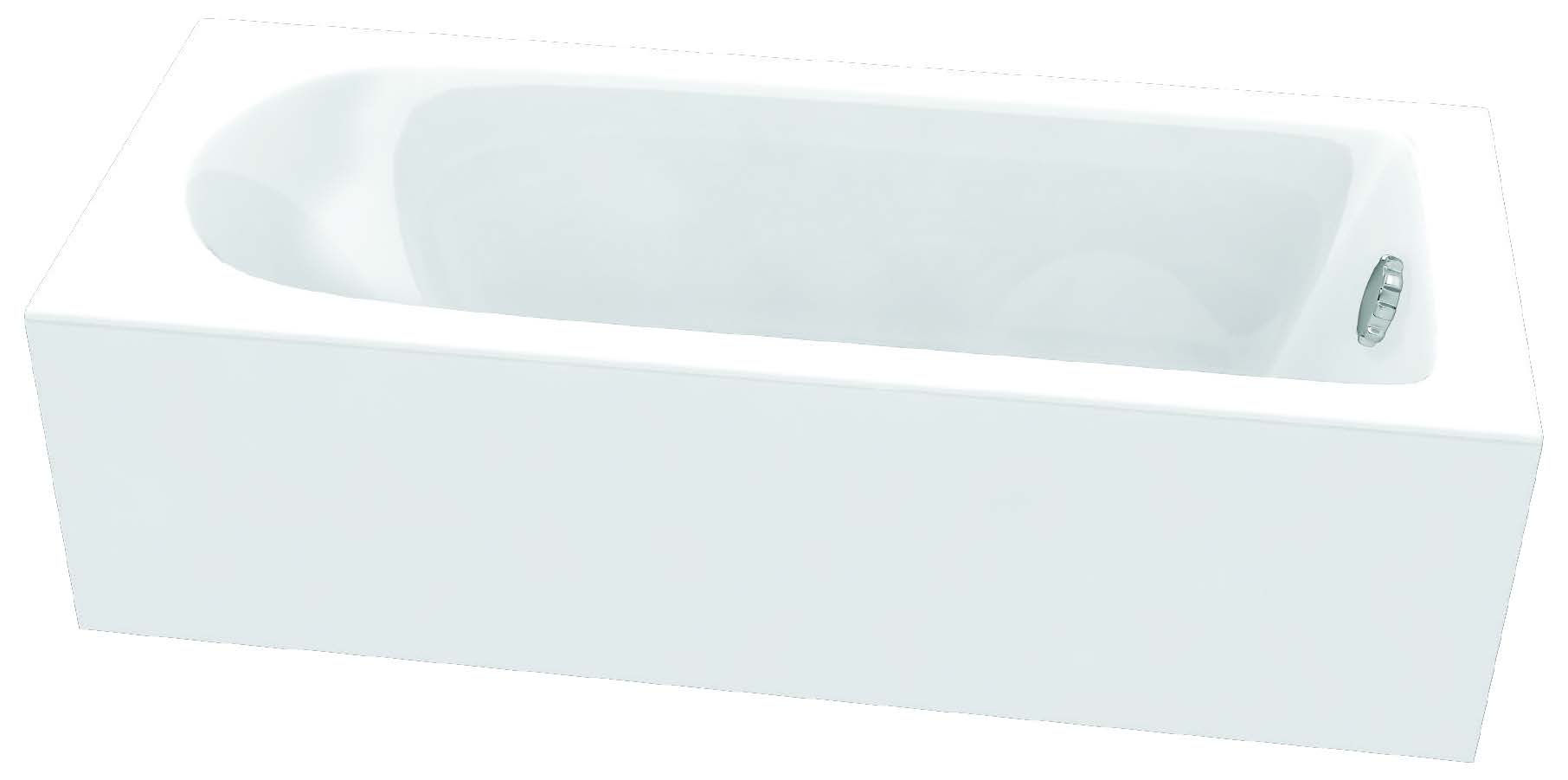 Ванна акриловая Bonito Home Elara 170x70 с ножками BH-EL-203-170-70/St