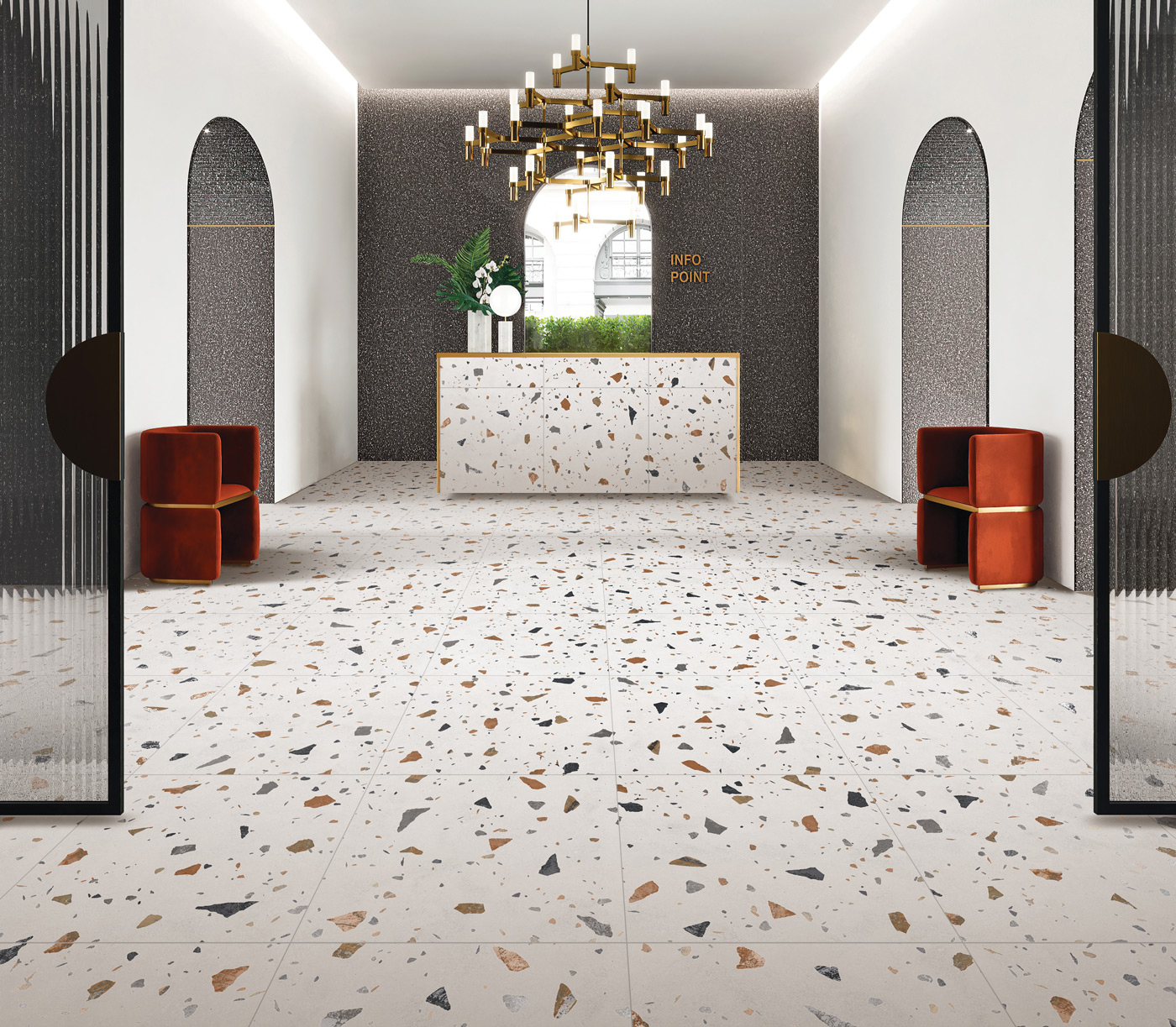 Керамогранит 600x1200 Laparet Gravity White Carving