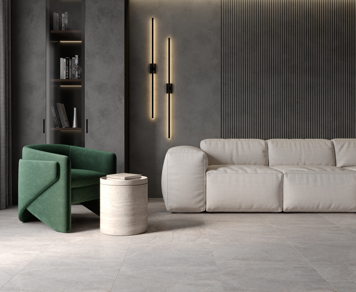 Керамогранит 600x1200 Laparet Carved River Grey