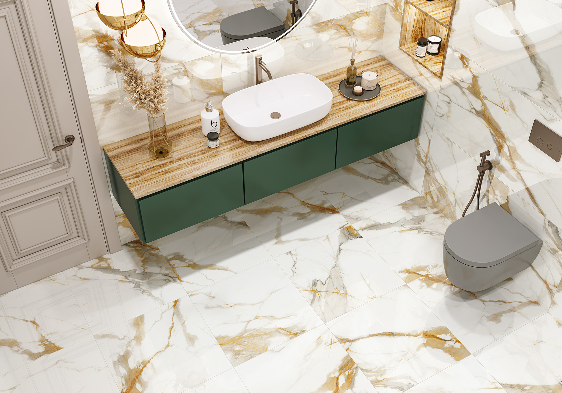 Керамогранит 600x1200 LCM Statuario Infinito White 60120STI00P