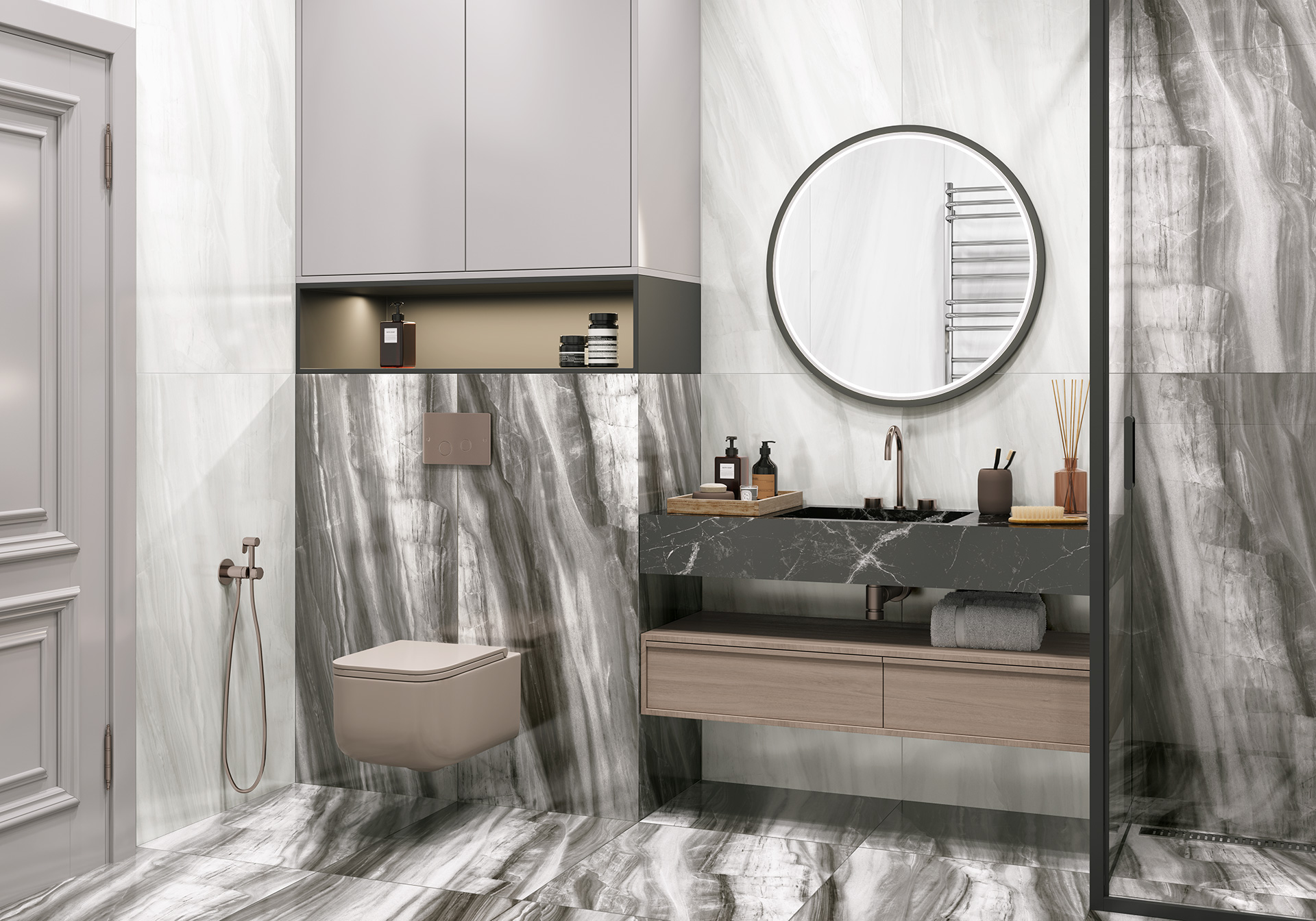 Керамогранит 600x1200 LCM Barcelo Black 60120BAL99P