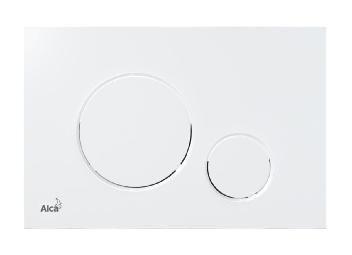 Кнопка для инсталляции Alcaplast белый M670