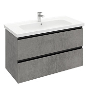 Подвесная тумба Laparet Electra 100 хромикс серебро, LE-WCAB-100-123