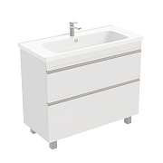 Напольная тумба Laparet Venus 100 белый глянец, LVE-WFCAB-100-01 (выставочный образец)